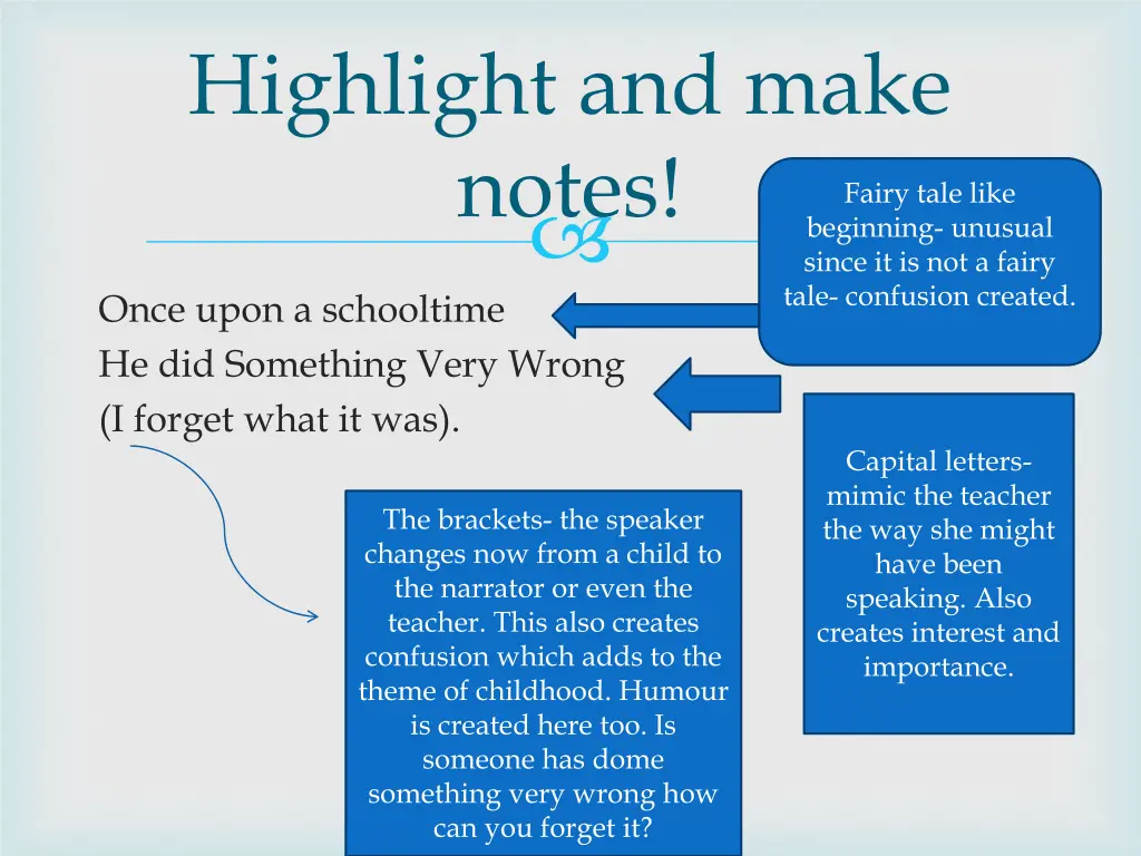 highlight and make notes