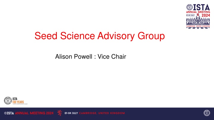 seed science advisory group