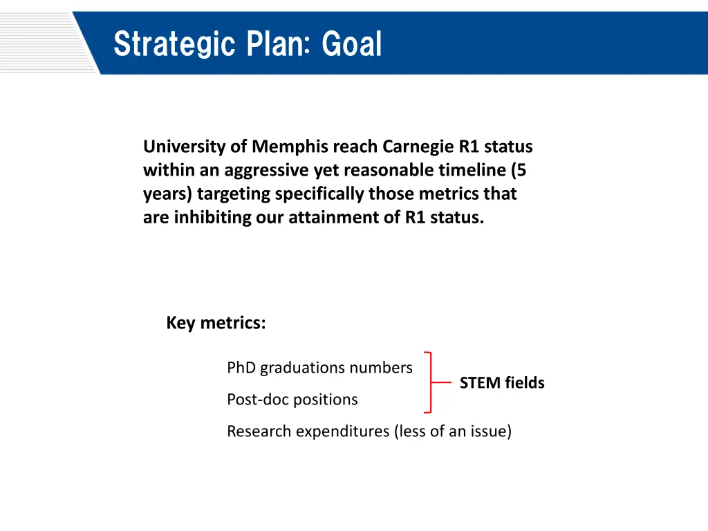 strategic plan goal