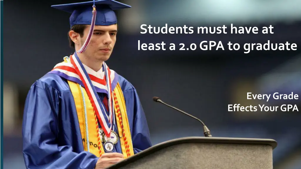 students must have at least a 2 0 gpa to graduate