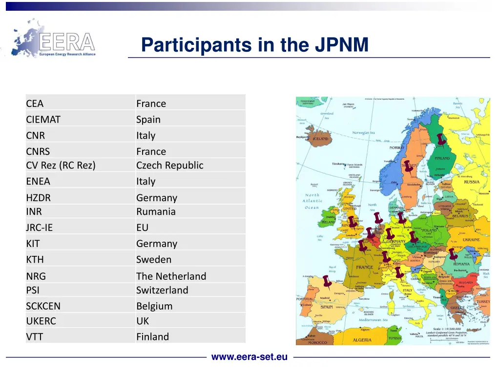 participants in the jpnm