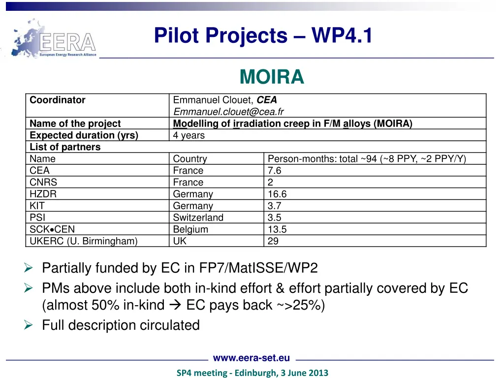 pilot projects wp4 1 2