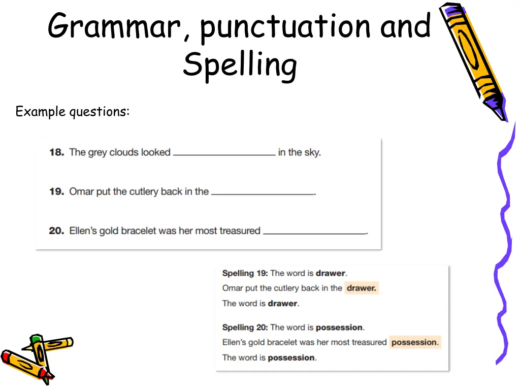 grammar punctuation and spelling