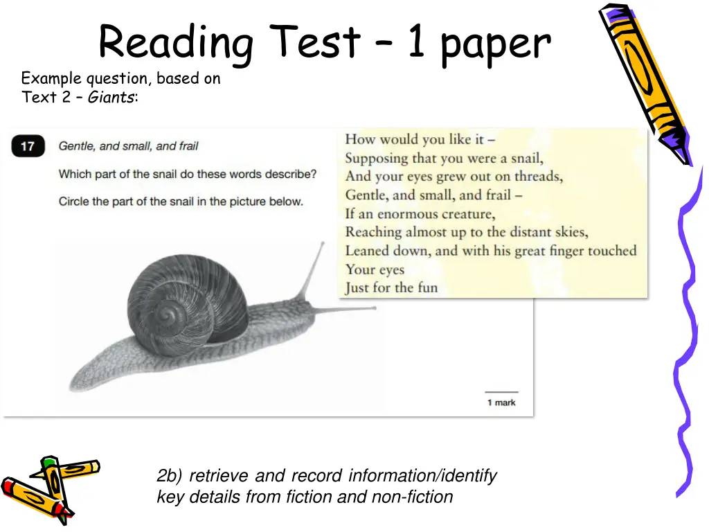 reading test 1 paper example question based