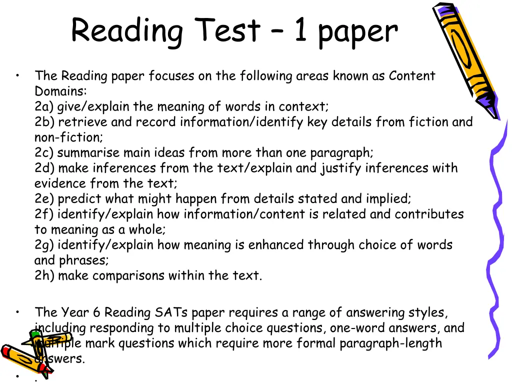 reading test 1 paper