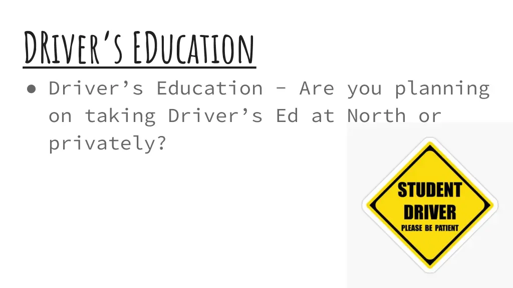 driver s education driver s education