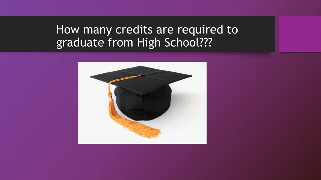 how many credits are required to graduate from