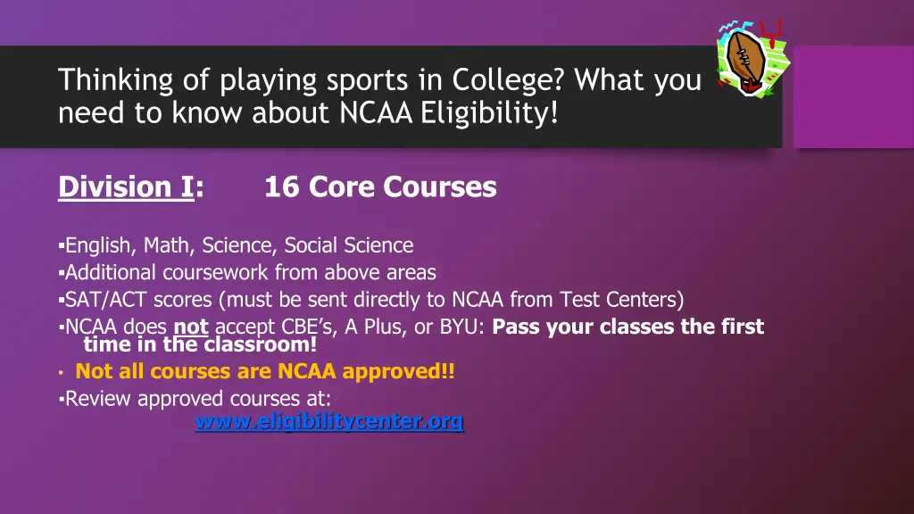 thinking of playing sports in college what