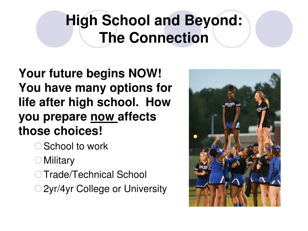 high school and beyond the connection