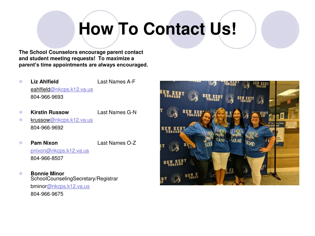 how to contact us