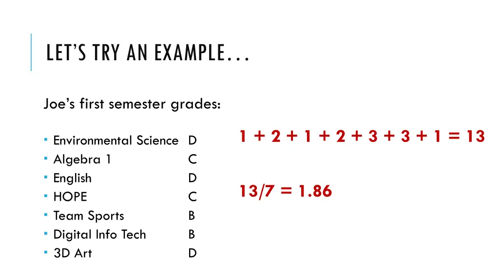 let s try an example 1