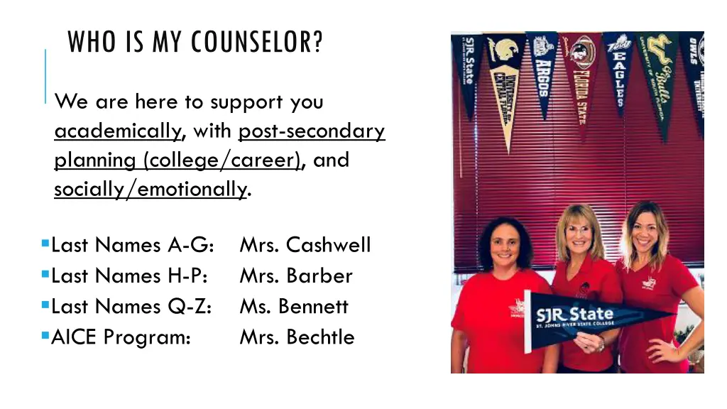 who is my counselor