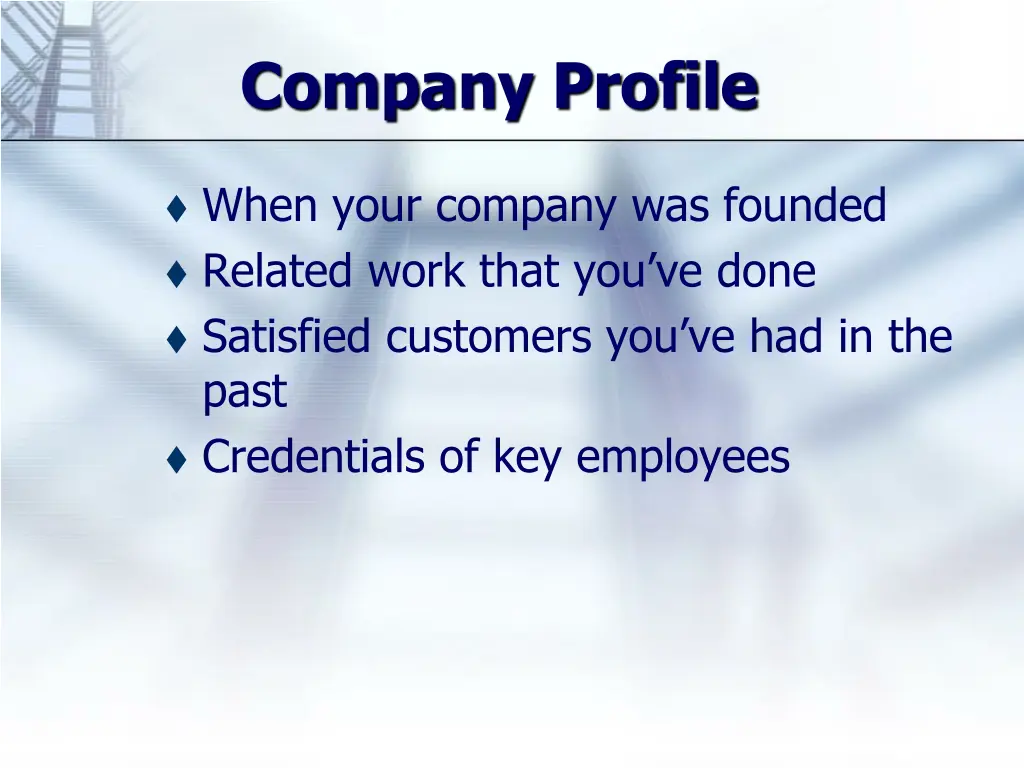 company profile