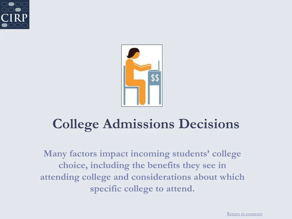 college admissions decisions