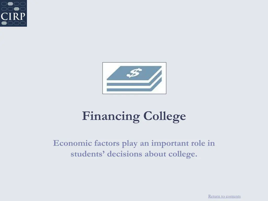 financing college