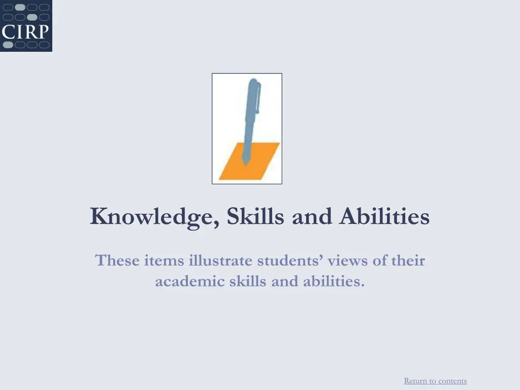 knowledge skills and abilities