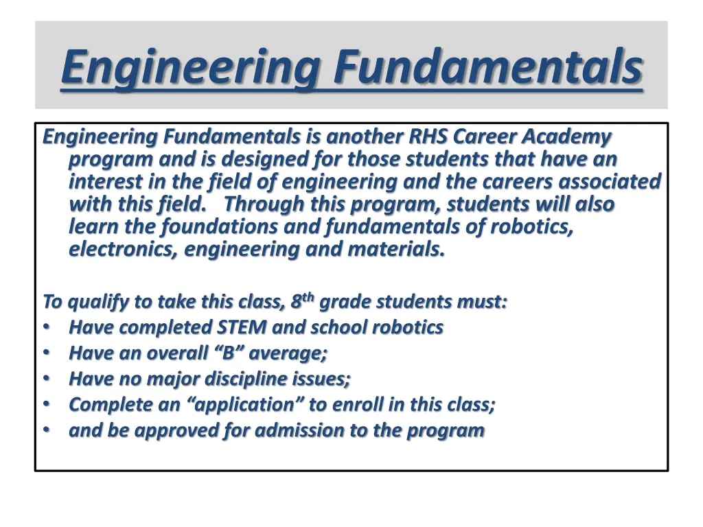 engineering fundamentals