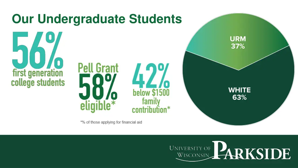 our undergraduate students