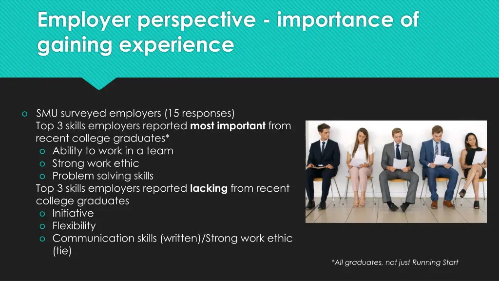 employer perspective importance of gaining