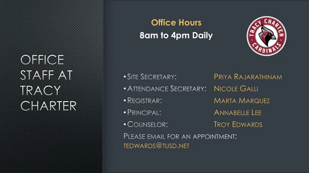 office hours 8am to 4pm daily