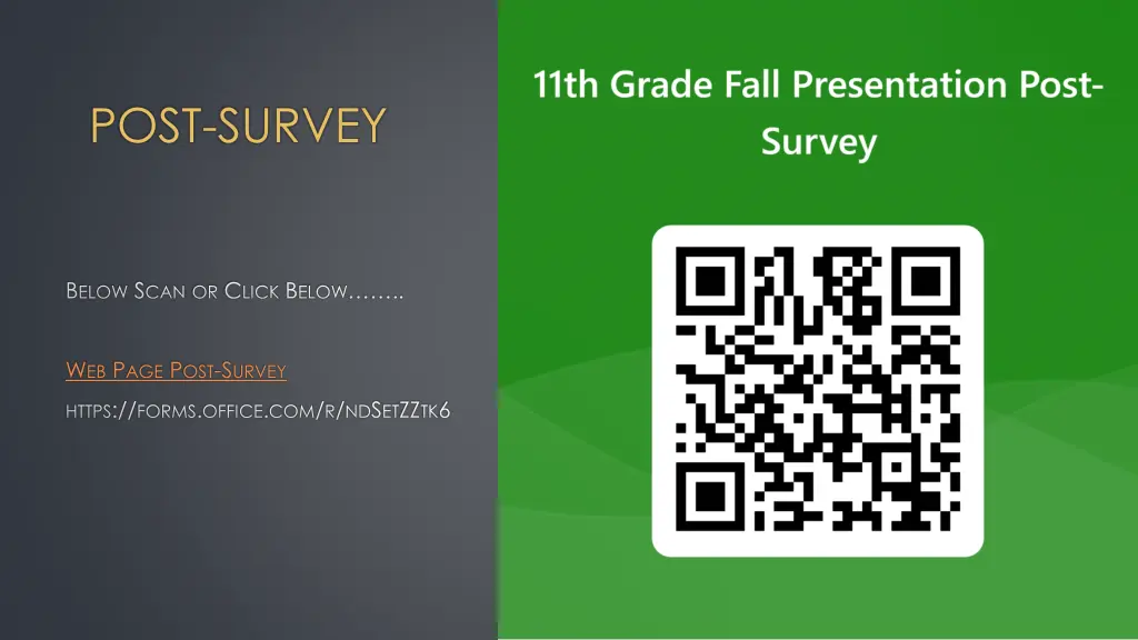 post survey