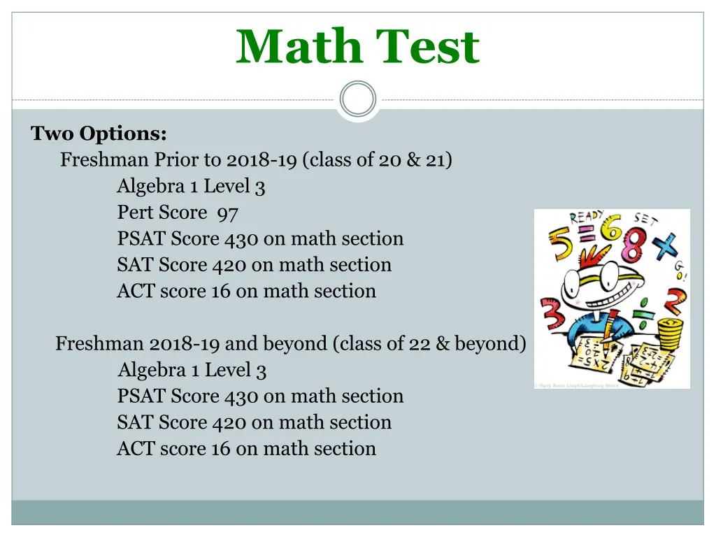 math test