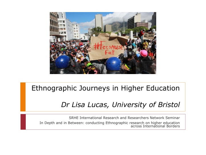 ethnographic journeys in higher education