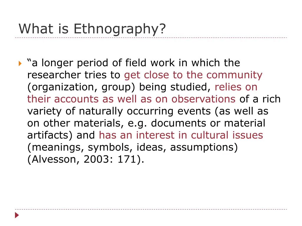 what is ethnography