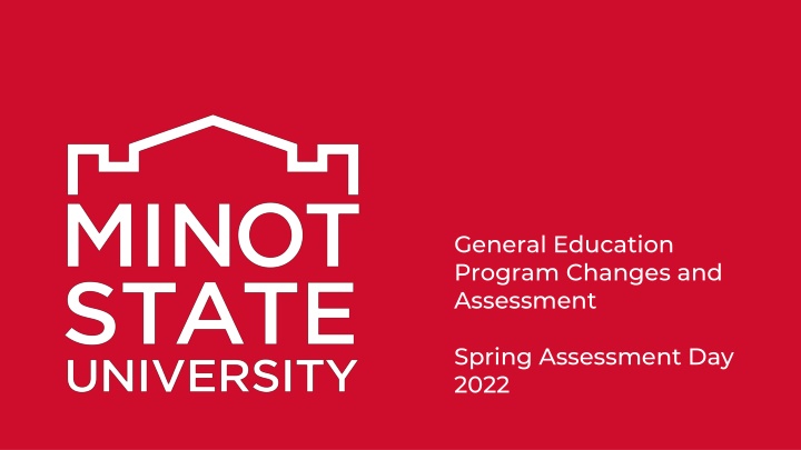 general education program changes and assessment