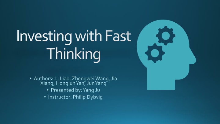 investing with fast thinking