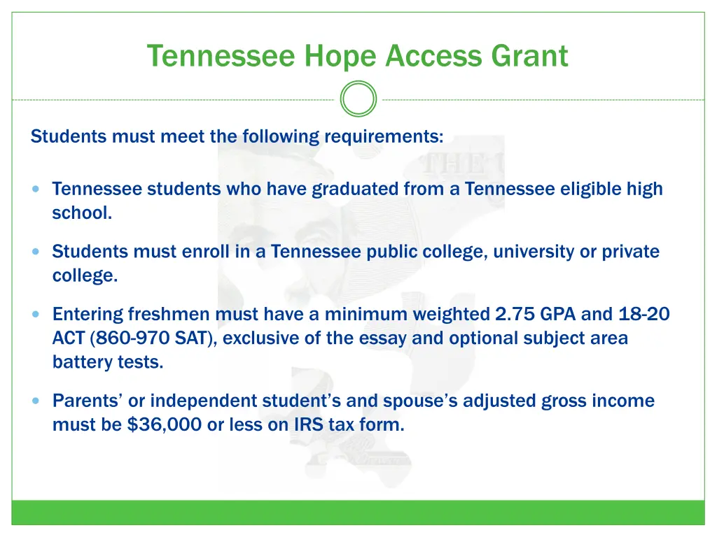 tennessee hope access grant