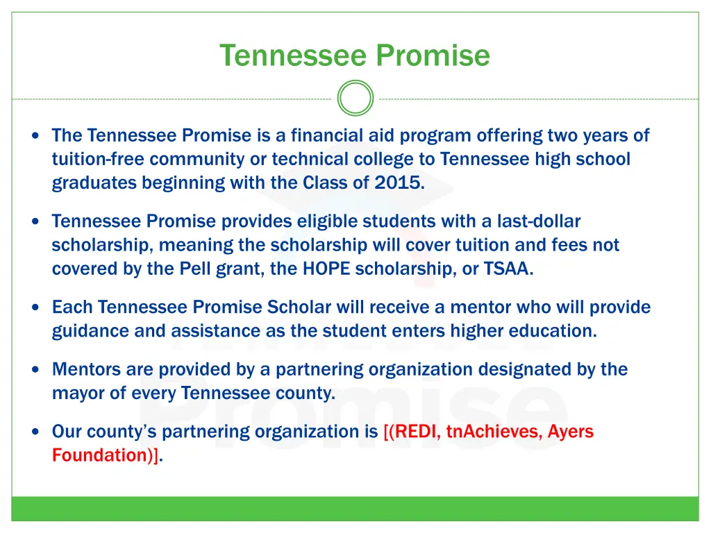 tennessee promise