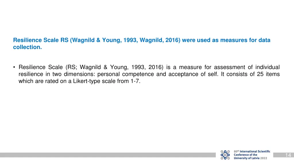 resilience scale rs wagnild young 1993 wagnild