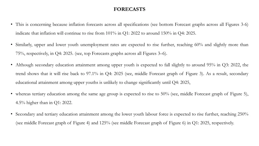 forecasts