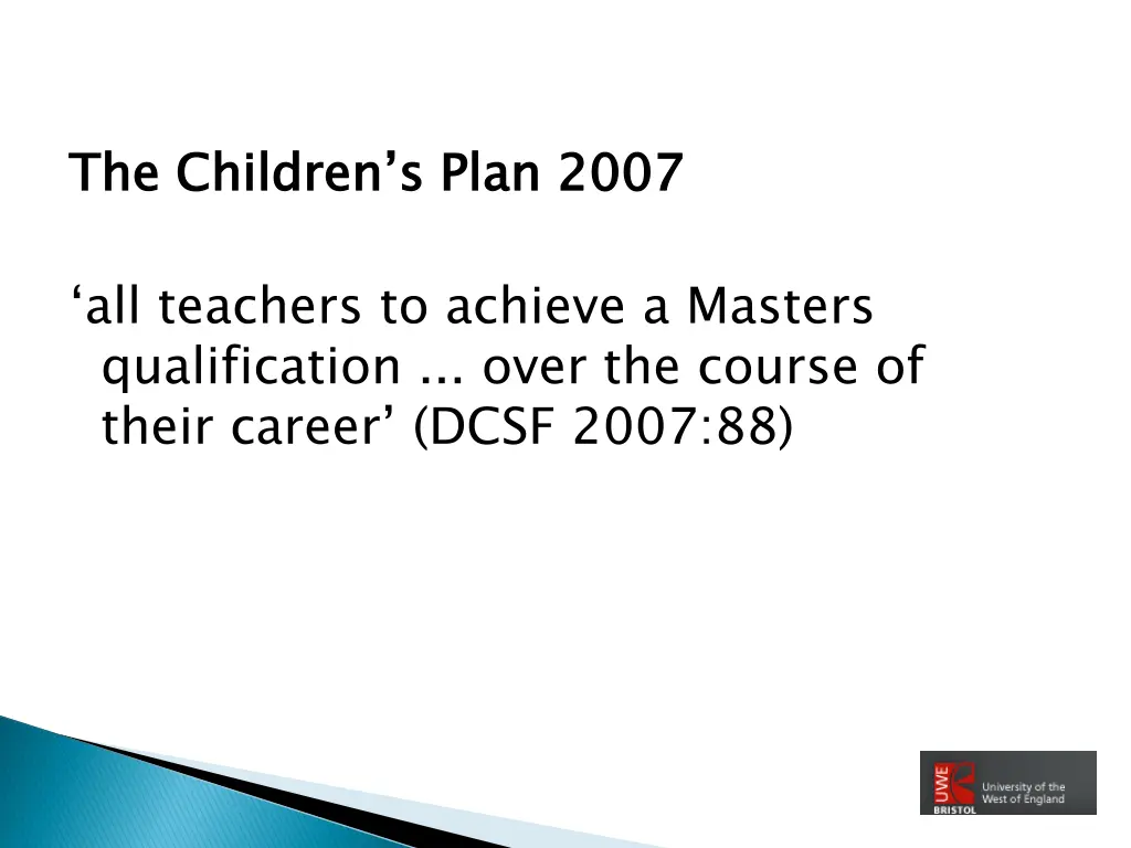 the children s plan 2007