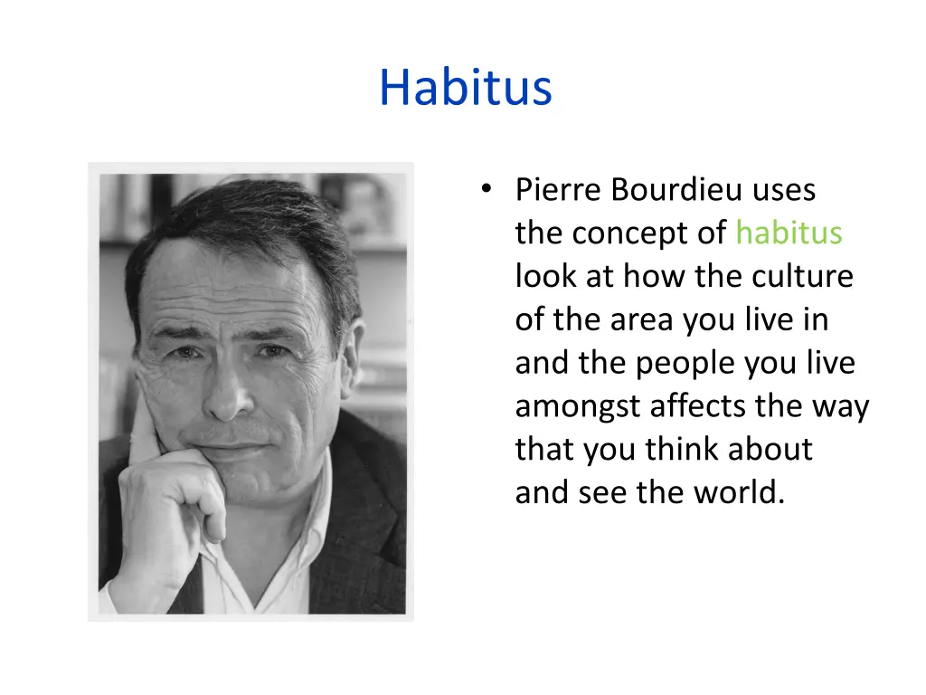 habitus