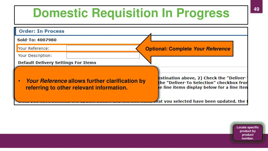 domestic requisition in progress 1