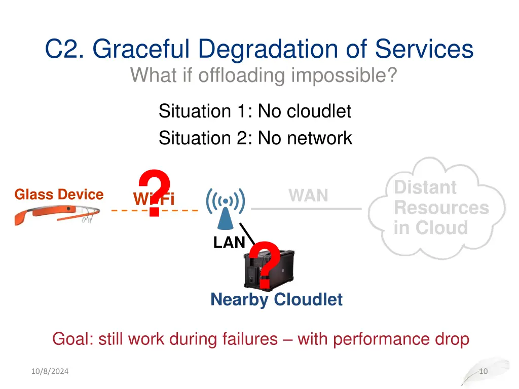 c2 graceful degradation of services what