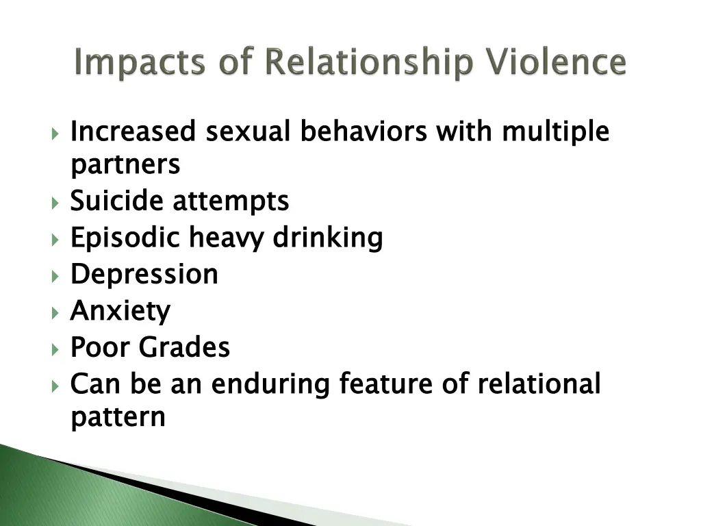 increased sexual behaviors with multiple partners