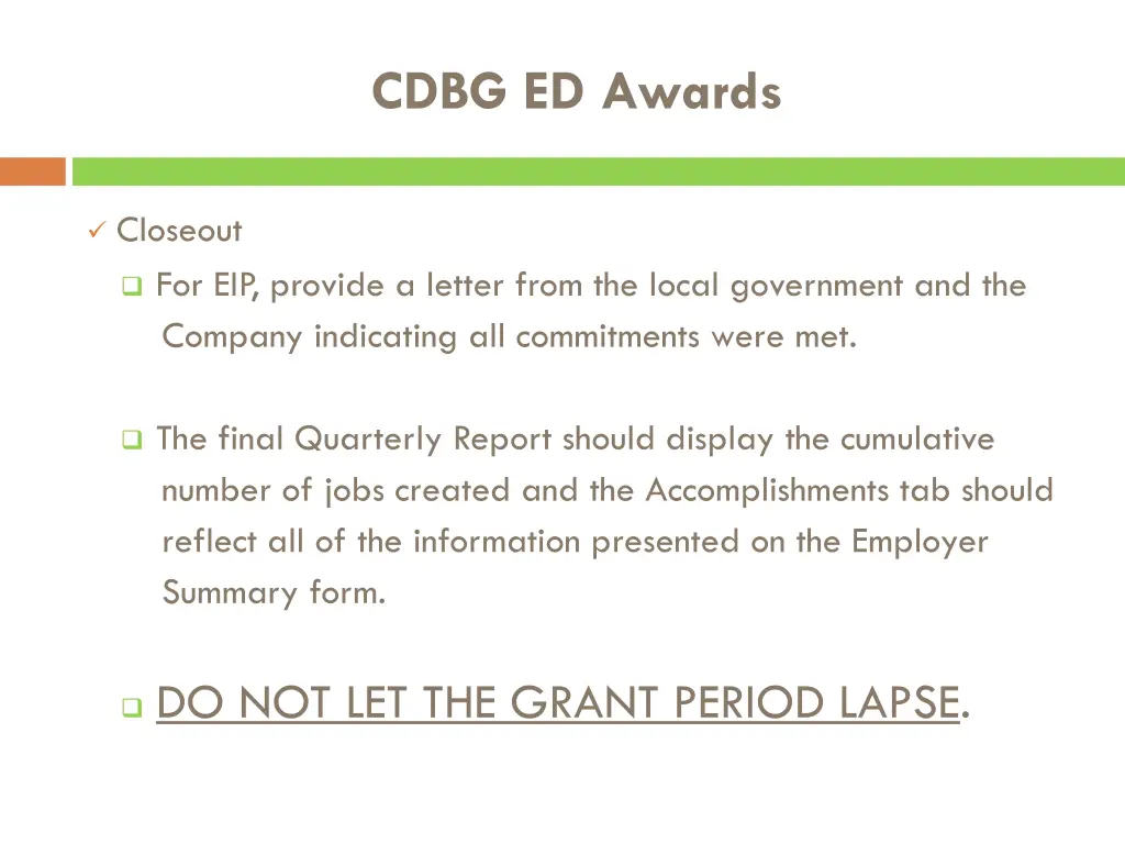 cdbg ed awards 2