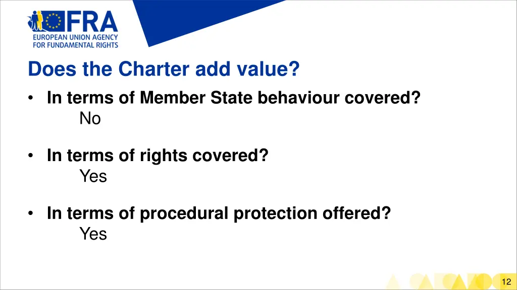 does the charter add value