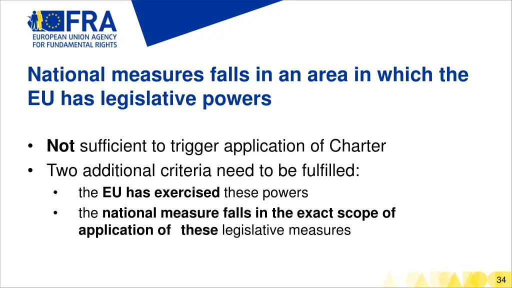 national measures falls in an area in which