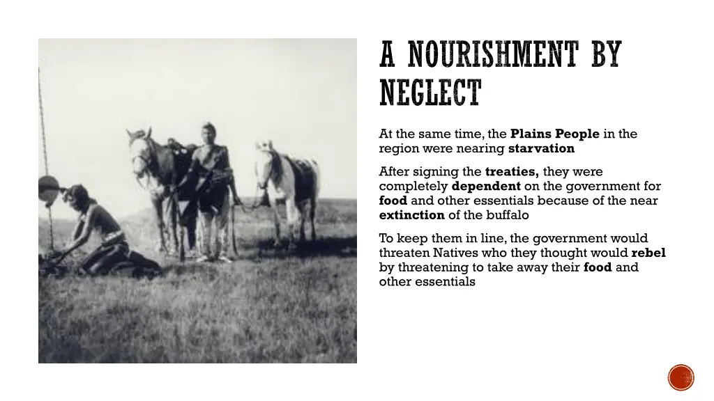 a nourishment by neglect