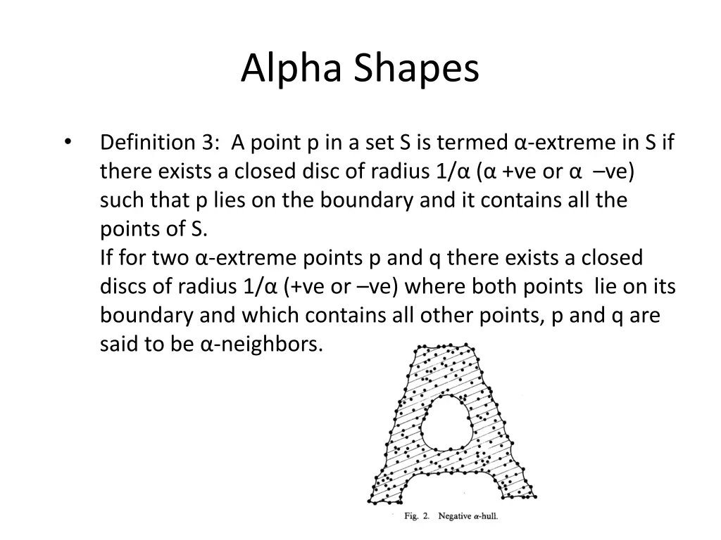 alpha shapes 1