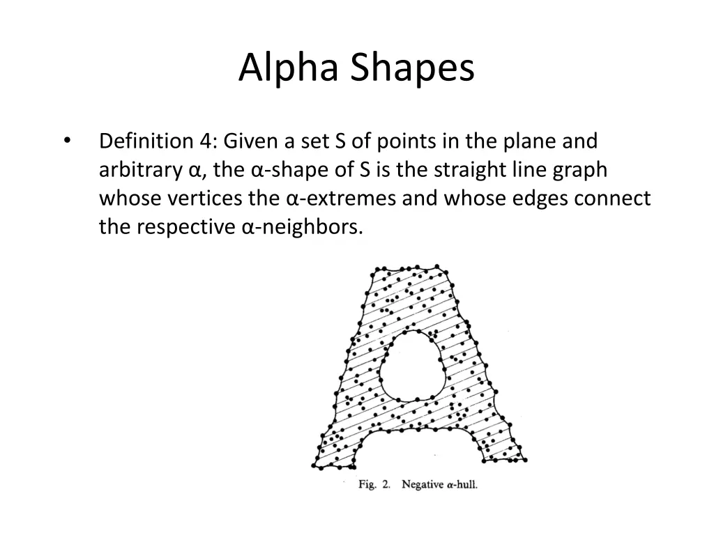 alpha shapes 2