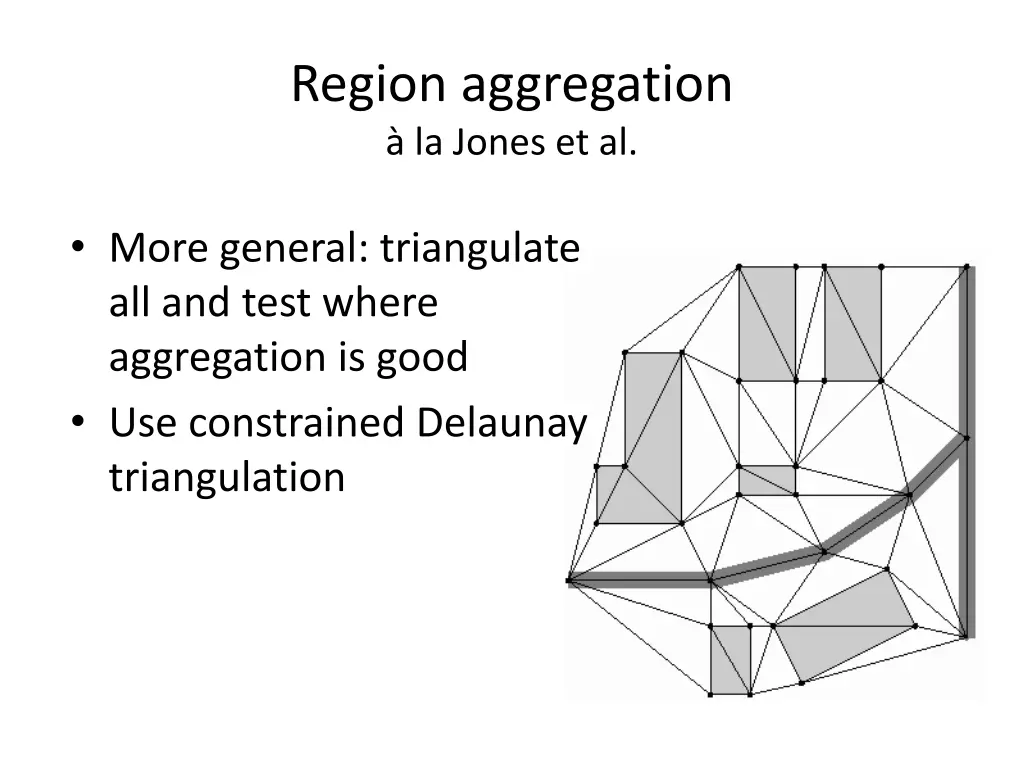 region aggregation la jones et al