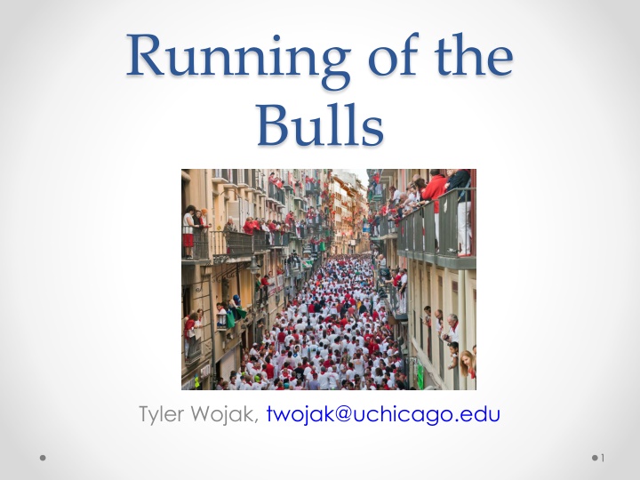 running of the bulls