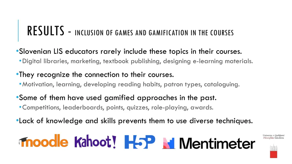 results inclusion of games and gamification