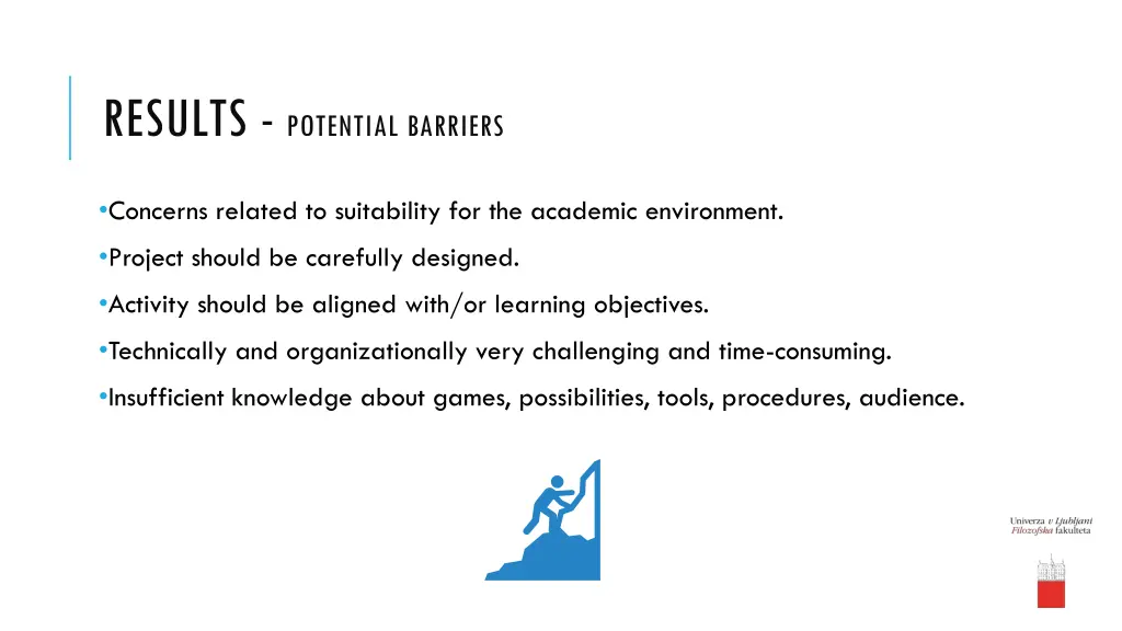 results potential barriers