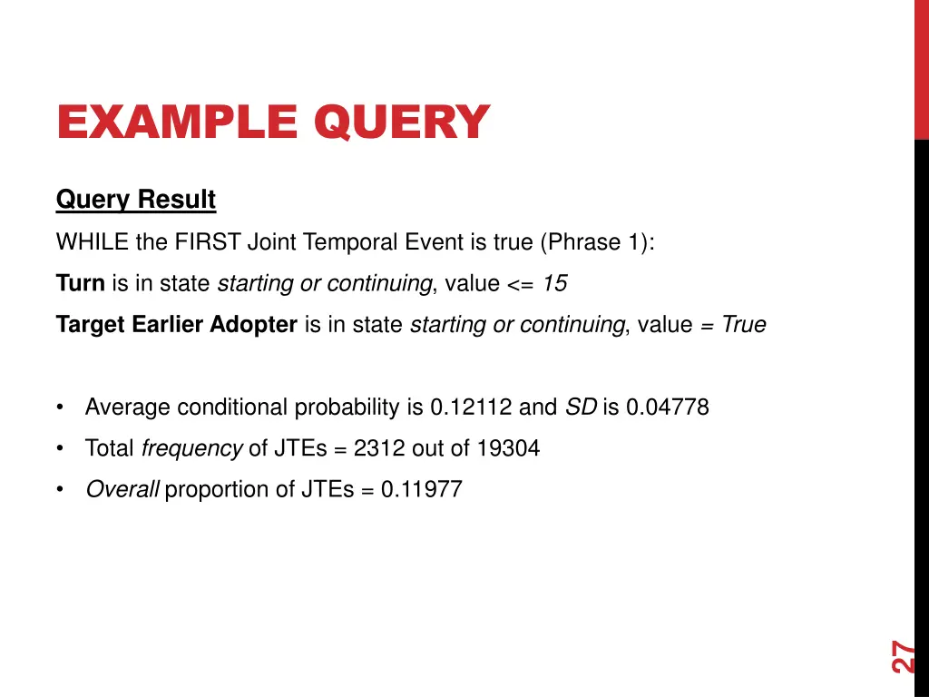 example query